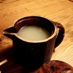 そば 滋雲 - 蕎麦湯   濃くて美味い！