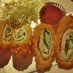 采 - チキンチーズ大葉フライ