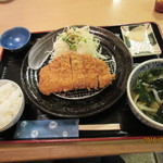 麺屋 元次郎 - ロースかつ定食