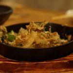 和牛肉バルCabrio - カリカリたこ焼き
撮る前に手が出てた。。。（^^;）

