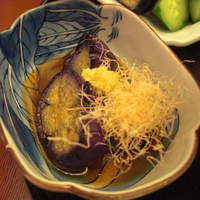 やげんぼり 赤坂店 - 茄子の揚げ浸し。
