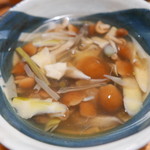 やまめ庵 - なめこ汁