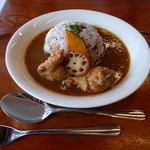 和気藹々 - チキンマイルドカレー700円。