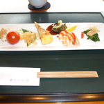 Keyaki - 松茸のおひたし＆前菜盛り合わせ
