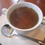 ステーキハウスダヂ - コンソメスープ