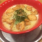 ぺこり - とろり、唐揚げ　細麺