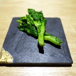 焼鳥 市松 - 兵庫県 菜の花の昆布締め