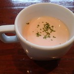 sanji - スープ　トマト味が少しします。