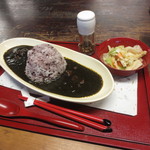 黒江ぬりもの館 - 紀美野町ぶどう山椒・食用炭　ビーフたっぷり黒江カレー　1000円　(2016.6)