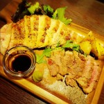 富士嶺豬肉的豬肉拼盤