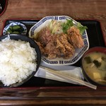 あたご食堂 - ミニから定食(ライス大盛)H28.6.6