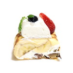 パティスリーエヌ．アツヒロ - クレープの断面 '16 1月上旬