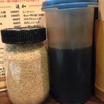 もつ幸 - カウンター前にある秘密のもの