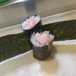 大寿司 - 個性的な鉄火巻　海苔が固い！