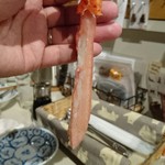 シロクマ食堂 - 紅ズワイの刺身③