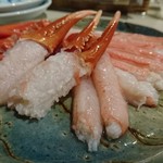 シロクマ食堂 - 紅ズワイの刺身②