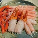 シロクマ食堂 - 紅ズワイの刺身①