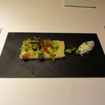 カンテサンス - 04 St-jacques au Aubergine 茄子とホタテのプレッセ