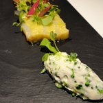 カンテサンス - 04 St-jacques au Aubergine 茄子とホタテのプレッセ