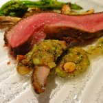 カンテサンス - 06 Canard Chalandais Roti シャラン鴨の3時間ロースト 玉蜀黍の香るソース