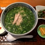 JASMINE憶江南 - 小葱烂鸡面（青葱たっぷりコラーゲン鶏白湯麺）