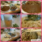 平良久亭 - つけ麺に半カレーセット