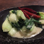 紅紅火火 - 2016.5. 本日の青菜（名前忘れた）の腐乳炒め