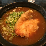 ちょぼや - とり天カレーうどん。ドロッとしています。