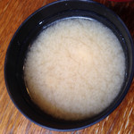 鳥焼 辰の字 - 味噌汁 豆腐とお揚げさんでした