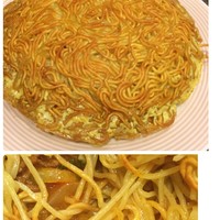 梅蘭 御茶ノ水ワテラス店 - 汁物気分で麺を考えてたら焼きそばモードに。
                梅蘭焼きそば辛口（辛口はお肉が牛肉に）。
                お腹一杯、ご馳走様でした。