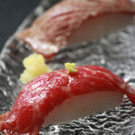 青山まんぷく - 和牛赤身の握り