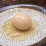 元祖 名島亭 - おでん1個無料券をいただいたので、玉子♡  味玉トッピングでさらに玉子♡  