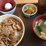 すき家 - 豚丼３点セット
並盛＝４８０円