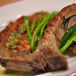 イタリア料理店 TAMANEGI - ガッツリと庄内豚。久々に豚肉のうまさに感動。