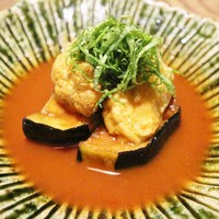 ごはんや 要兵衛 - 煮物　丸茄子　トマト揚げ出し