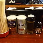 一球 - カウンター真ん中