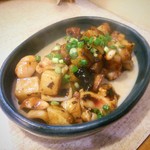 ゆたか - 蛸と山芋のトウチ炒め