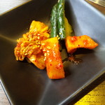 焼肉神楽 - 浅漬けとの選択です