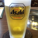 焼肉神楽 - 生中・４８０円