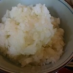 亭ノ元 - ご飯は上手に炊けてました。