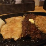 ステーキハウス ガッツ テキ 古川店 - トリプルステーキ