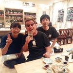 Mizusawaya Mocchan - 吉田忠英さん、ヤクルト久古さん、大平師匠、浅草ジンタさんご来店(≧∇≦*)