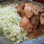 おふくろの味　みゆき - しょうが焼きのお皿