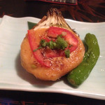 八寸庵 花子 - 新玉ねぎのグラタン