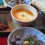 Okuasuka Sarara - さらら膳：吉野葛豆腐、黒ゴマうどん