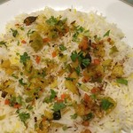 カーン・ケバブ・ビリヤニ - サフランライス