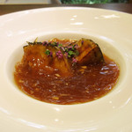 齋華 - 6】フカヒレ煮込み　初なりの賀茂茄子