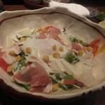 KAMON - 生ハムと卵のシーザーサラダ