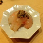 鮨 しゅん輔 - 2016.5  濃厚な殻入りの海老味噌が忘れられません