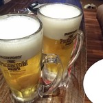 ジャンボカラオケ広場 - ビールです～食べたものの写真はありません(汗)